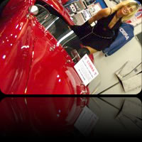 Gitte Ross auf der Motorshow 2005