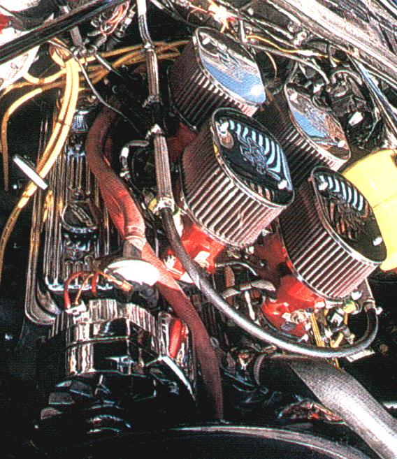 Chevy ZZ1 HO Original 350 cui mit Weber Alpha Motormanagement Einspr.